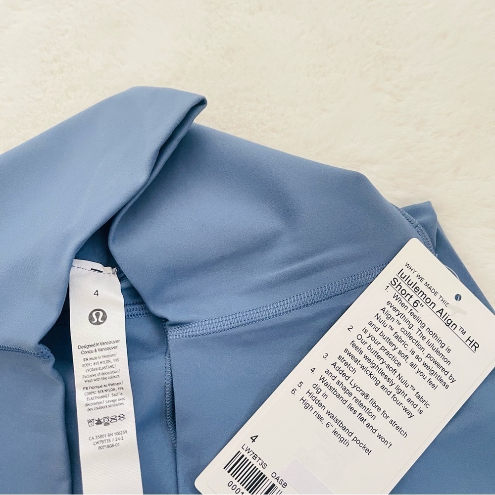 Lululemon Align Shorts HR 6” Oasis - Picture 8 of 9